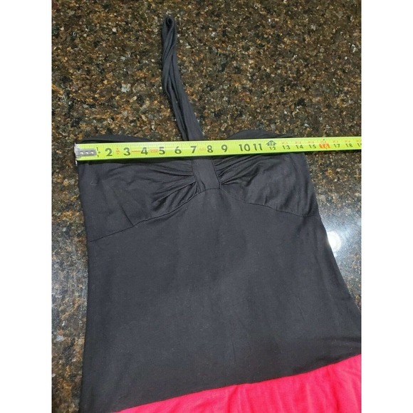 Shoreline Women Multicolor Polyester Off the Shoulder Knee Length Dress Size 30 - Picture 9 of 11